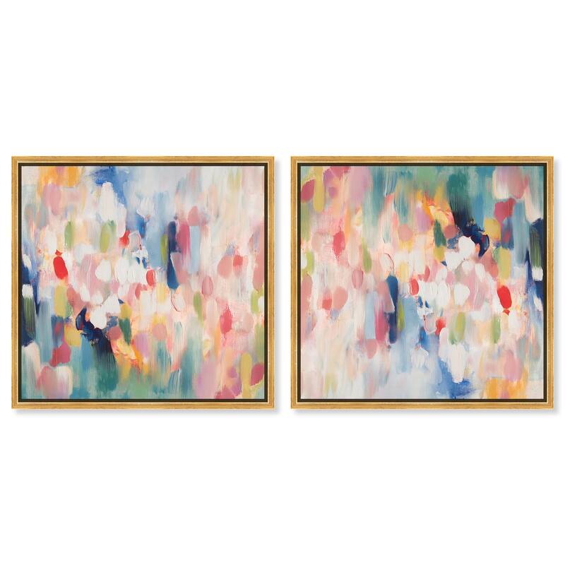 Assembled Color Pallete I Canvas by Art Remedy - 12" x 12" - Black