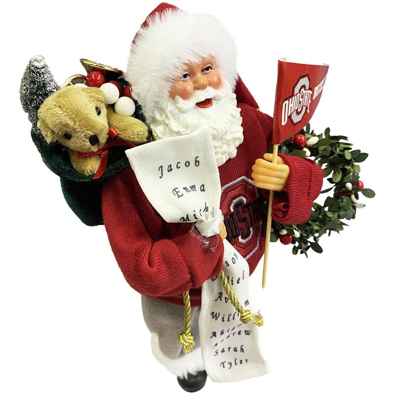12" Ohio State Proud Santa