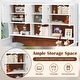 preview thumbnail 7 of 7, Twin Bed with Bookcase with Shelves and Wooden Slat Support No Box Spring Needed for Living Room Bedroom-White