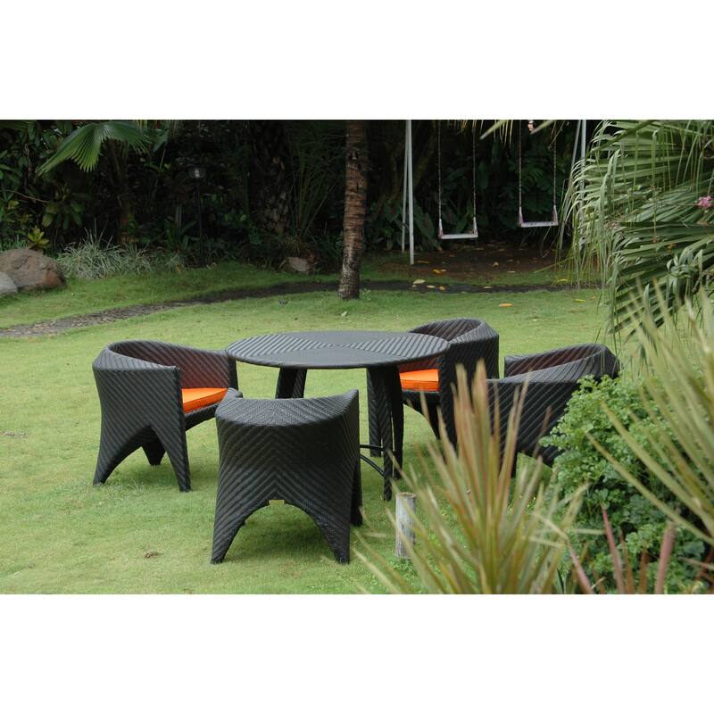 French Country Dining Set - 5 Piece Table & Chair Set - Elegant Design