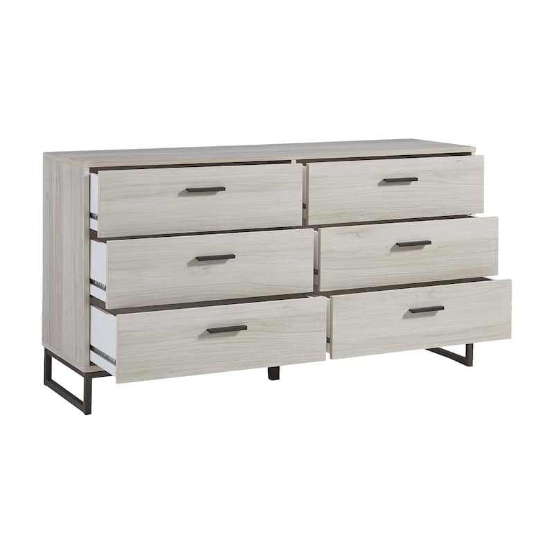 Ashley Furniture Socalle Light Natural 6 Drawer Dresser