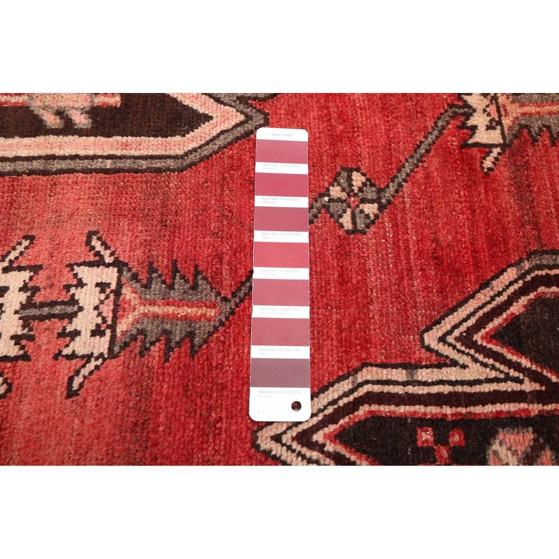 ECARPETGALLERY Hand-knotted Andelz Red Wool Rug - 4'0 x 6'1