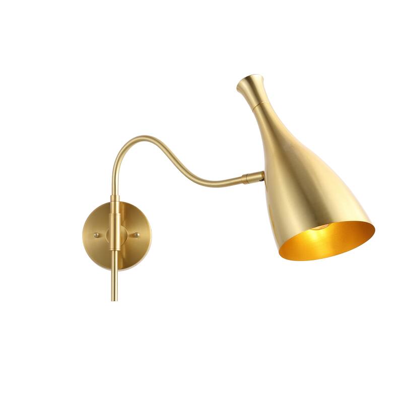 SAFAVIEH Lighting 6" Harlona Wall Sconce [Set of 2] - 6"W x 22"D x 12"H