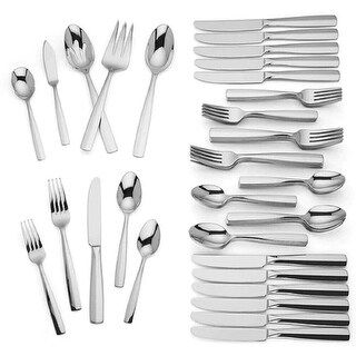 65 Pcs Stainless Steel Flatware Set - Bed Bath &amp; Beyond - 39311435