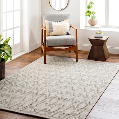 Nattie Handmade Trellis Wool & Recycled PET Area Rug