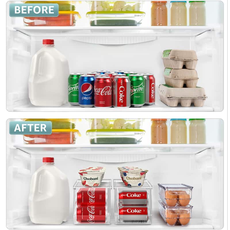Can Organizer and Egg Holder Set - 4 Pc Set