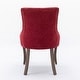 preview thumbnail 6 of 7, Set of 2 Ultra Side Dining Chairs with Wood Legs