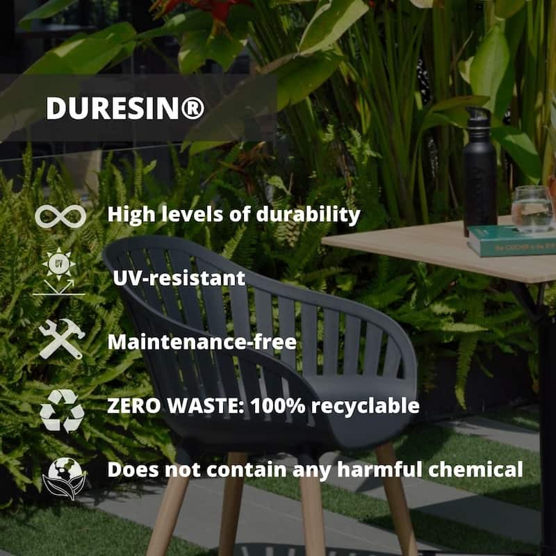 Amazonia Pethersen FSC Certified Outdoor Patio Dining Chairs