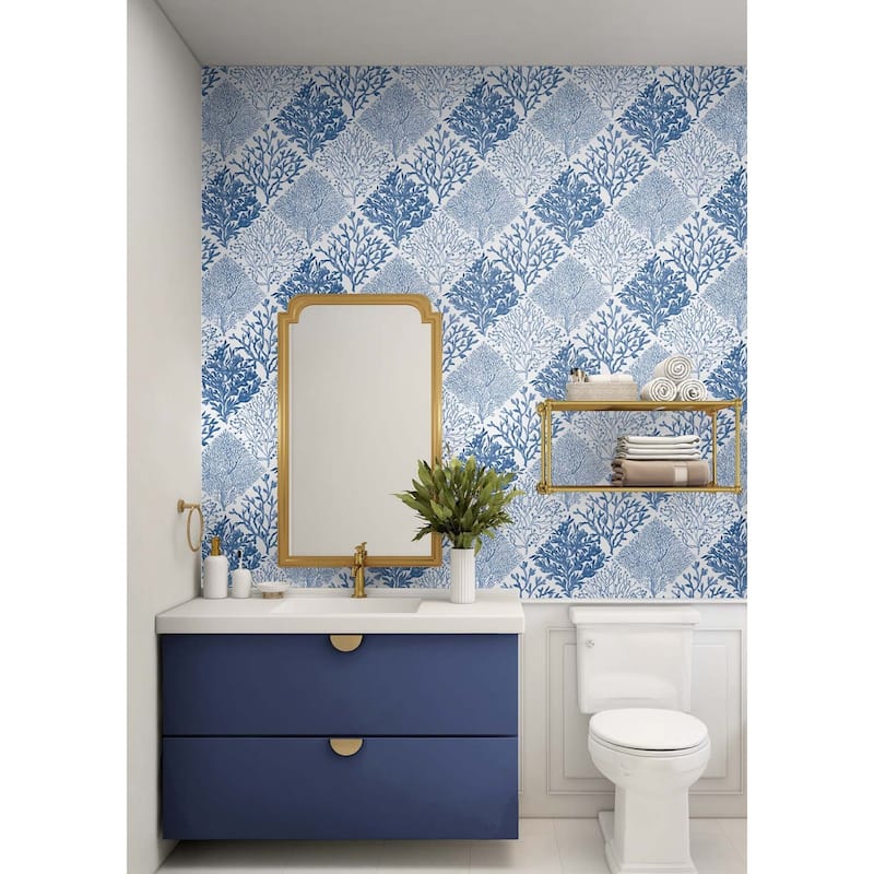 NextWall Seaweed Peel and Stick Wallpaper