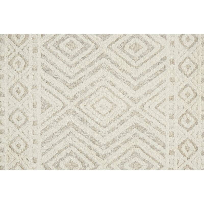 Zoyiw Geometric Stain Resistant Area Rug By HomeRoots - 2' x 3'