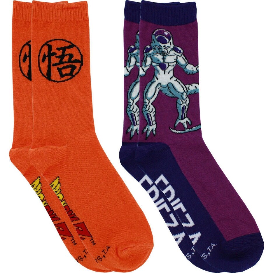 Shop Anime Dragon Ball Z Unisex 2 Pack Crew Socks Frieza