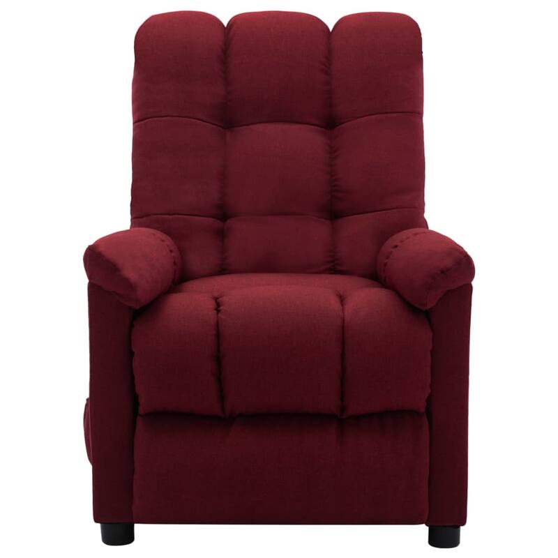 vidaXL Massage Recliner Electric Massaging Recliner Chair for Elderly Fabric - 29.1" x 39" x 40.2"