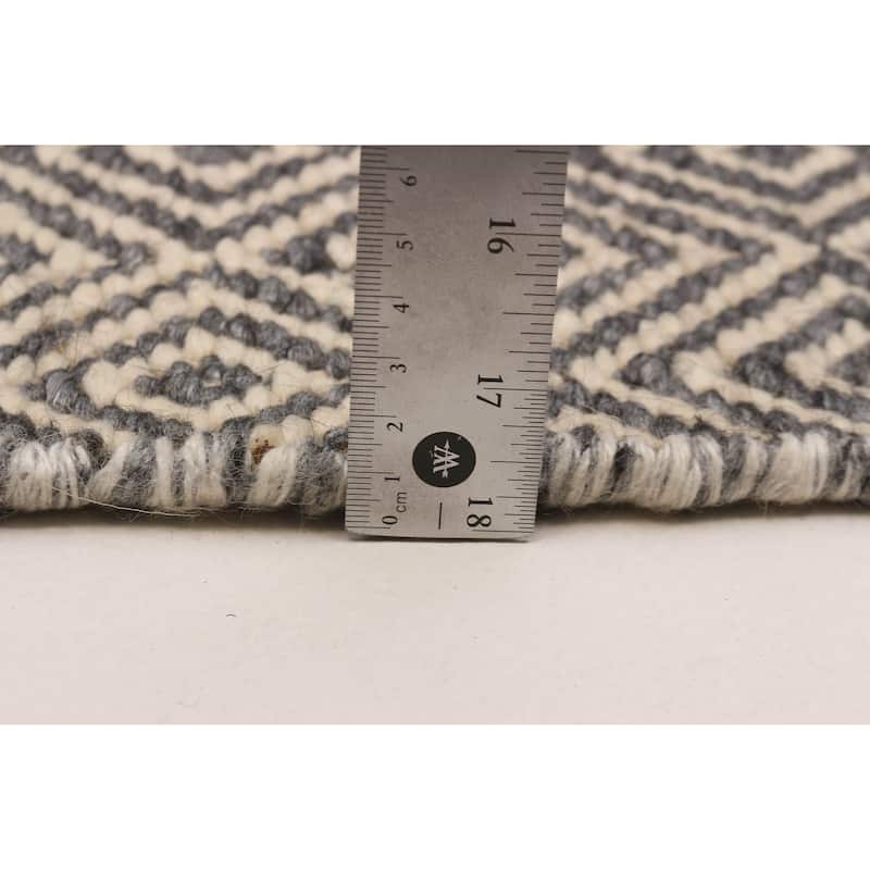 Nevada Grey Kilim 5'3" x 7'6" - 5'3 x 7'6