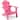 Costway Kids Adirondack Chair, All-weather Outdoor Chair for Kids with - 1 PCS