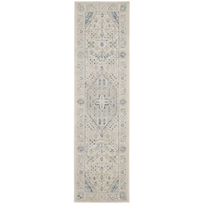 Malta Bordered Center Medallion Area Rug