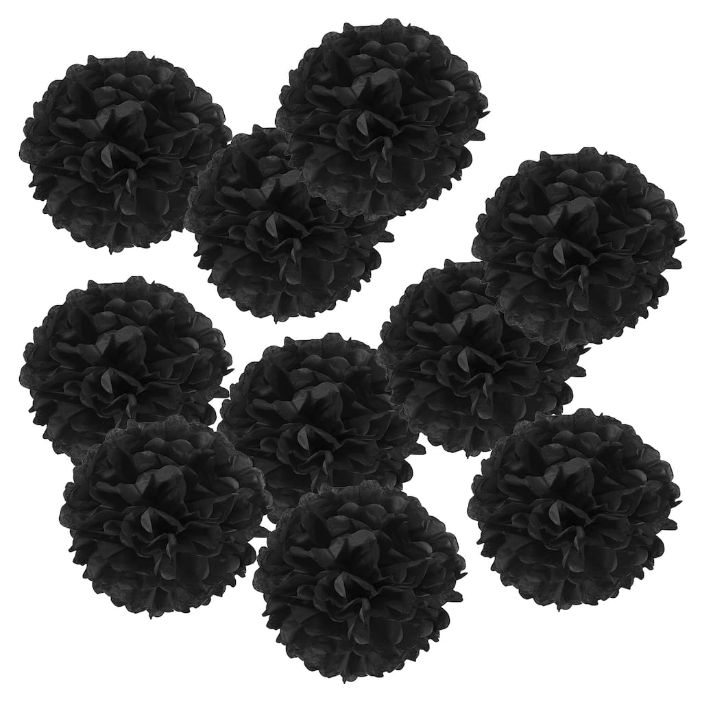18Pcs 10" Tissue Pom Poms Paper Flowers Ball Party Wedding Decor