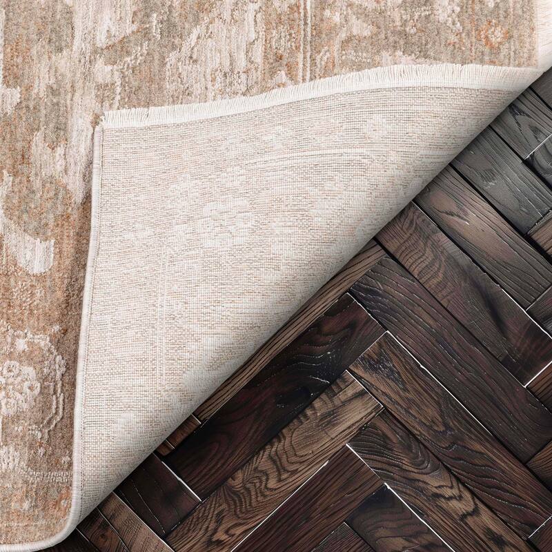 Well Woven Ethos Serenity Vintage Oriental Textural Earthy Neutral Rug