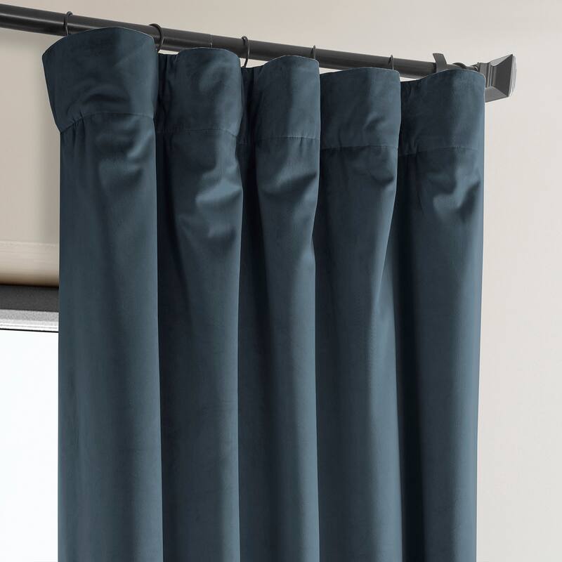 Exclusive Fabrics Heritage Plush Velvet Curtain (1 Panel)