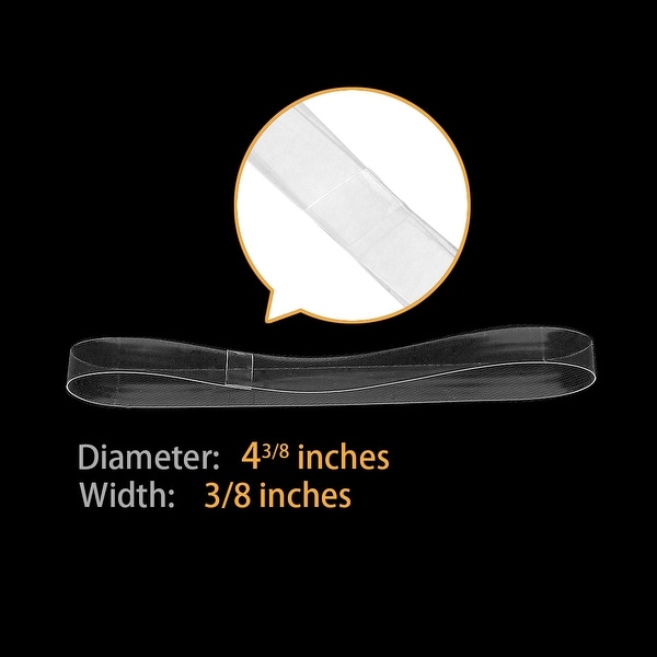 clear elastic shoe straps