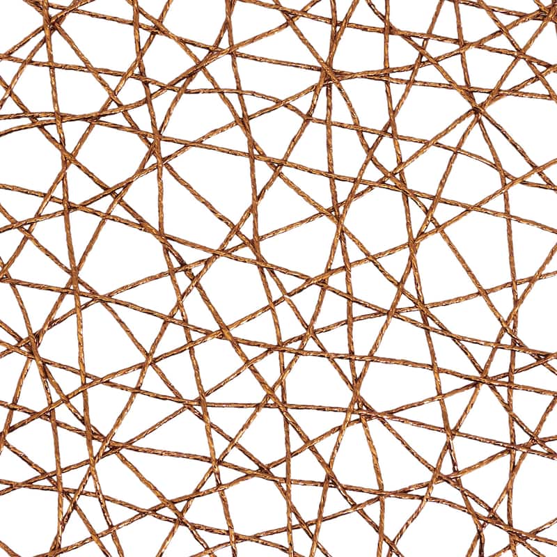 Round Placemats With Wire Nest Design (Set of 4)