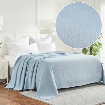 Superior Metro Zig-Zag Chevron All-Season Bedding Cotton Blanket