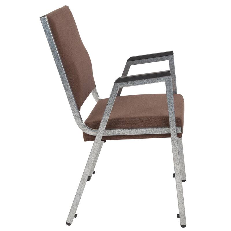 4 PK 1500 lb. Rated Antimicrobial Bariatric Reception Arm Chair