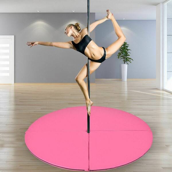 Shop Costway Foldable Pole Dance Mat Yoga Exercise Safety Dancing