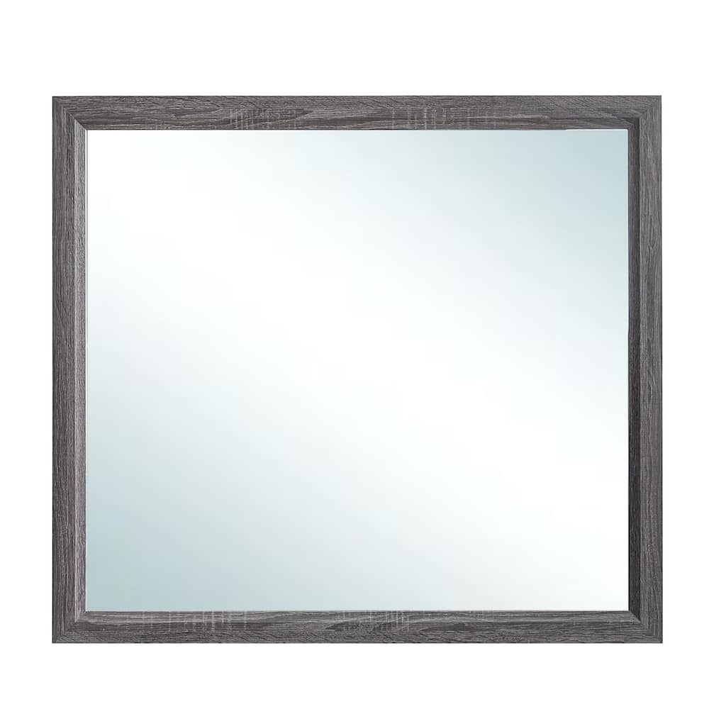Glasgow 39 in. W x 35 in. H Rectangle Framed Dresser Mirror