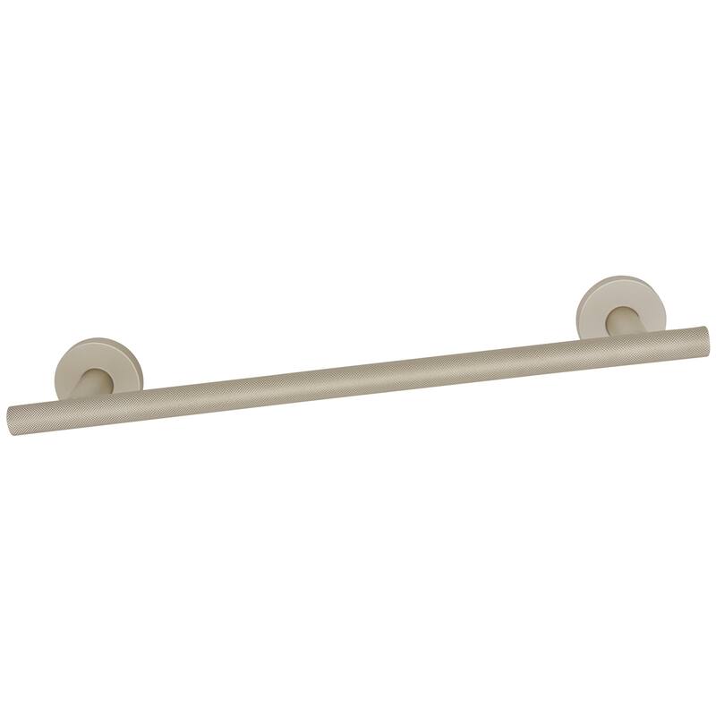 Alno A9420-12-TOWEL-KNURLED Vita Bella Modern 12" Center to Center - Matte Nickel