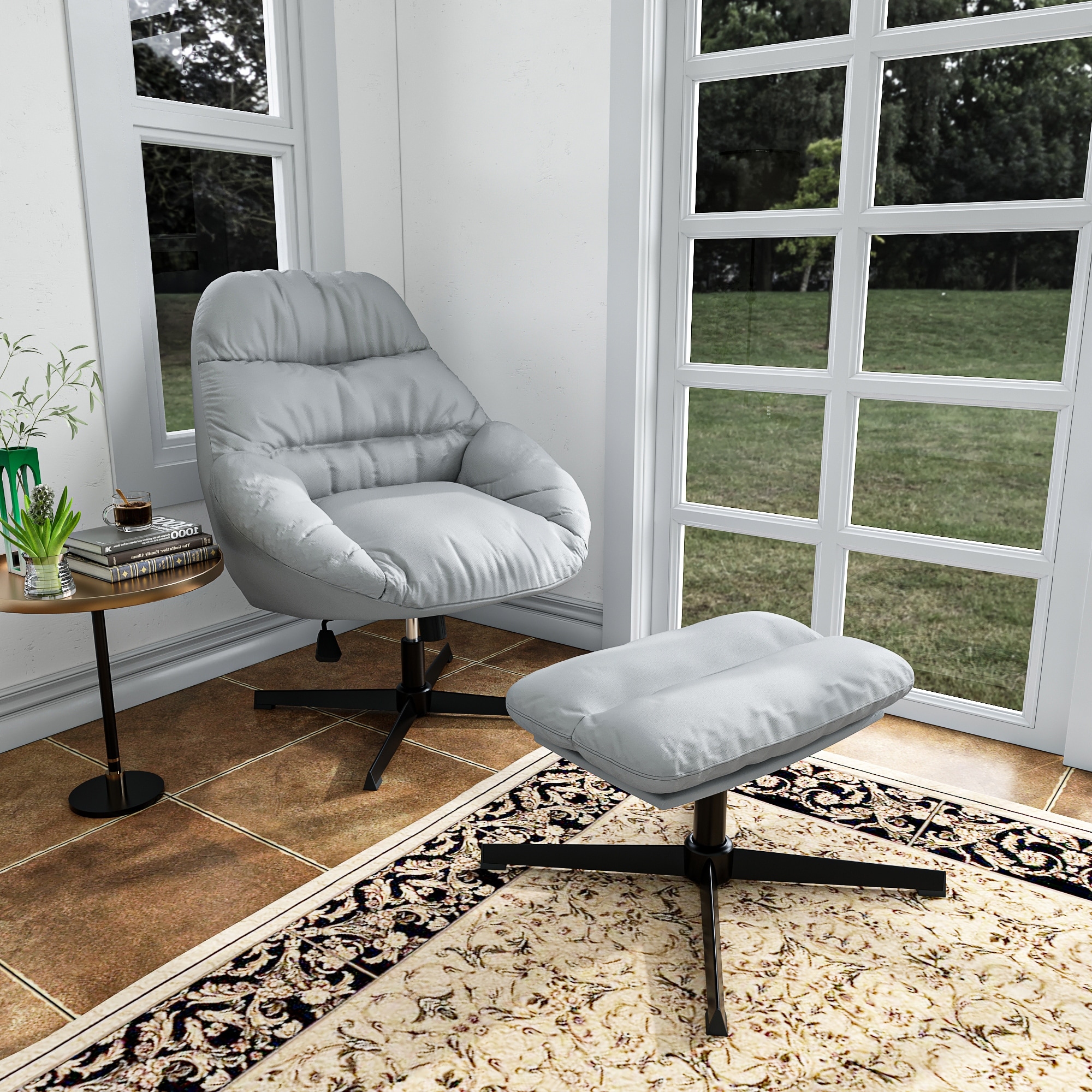 Lounge chair footrest sales