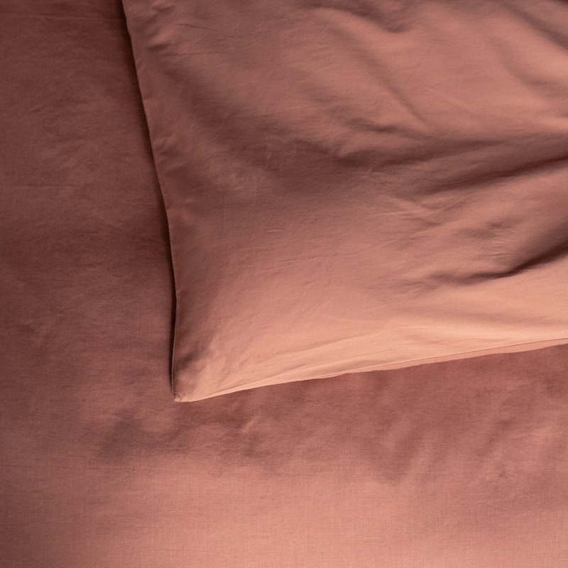French Linen and Cotton Duvet Cover & Sham Set by BOKSER HOME