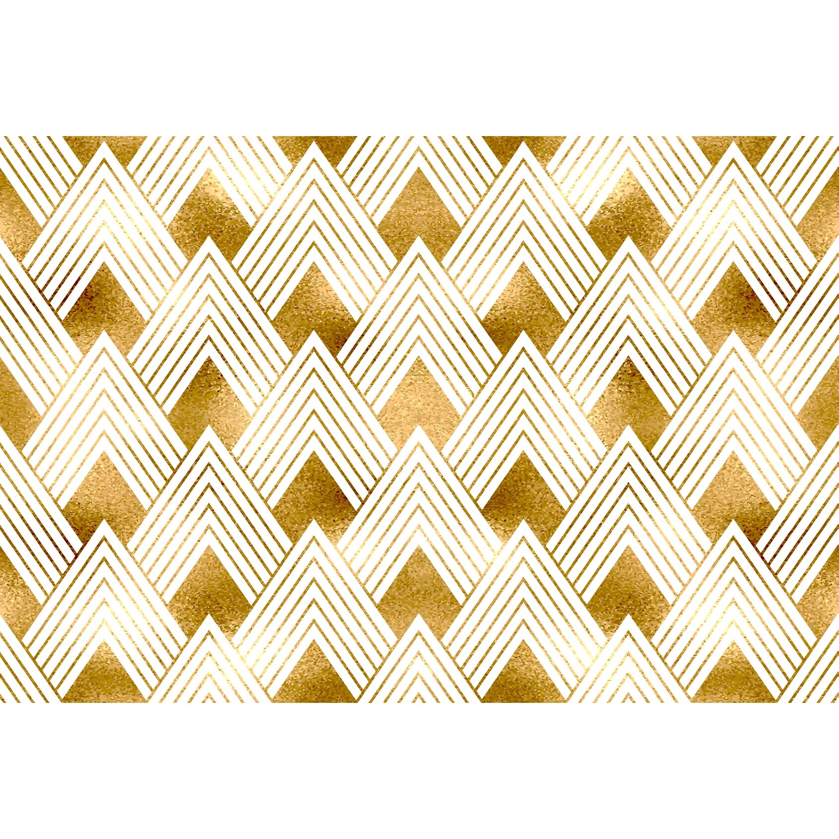 Shop Golden Geometric Removable Wallpaper 10 Ft H X 24 Inch W