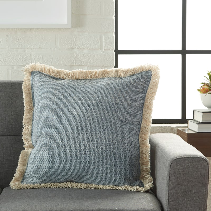 Mina Victory Stonewash Throw Pillow