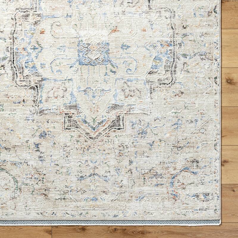 Livabliss Rivaldo Traditional Medallion Area Rug