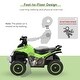 preview thumbnail 5 of 8, Kids Push Ride-On Sliding Car with Music, LED Lights & Wear-Resistant Wheels - Green