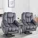 preview thumbnail 10 of 22, Oversized Power Assist Lift Recliner Chair With Massage and Heating with 2 Concealed Cup Holders for Elderly