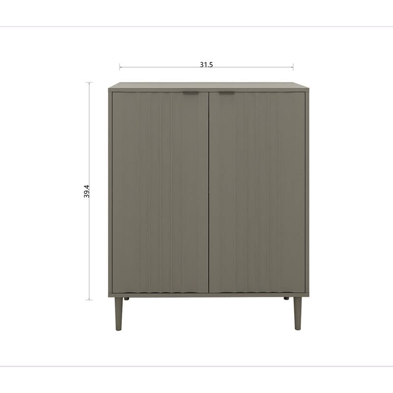 Minimalist Pantry Cabinet Buffet Cabinet Dining Cabinet with Shelves, Simple Sideboard Accent Cabinet