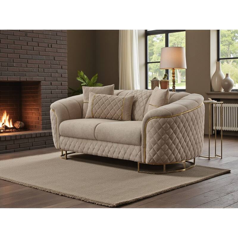 SILVA 4 Pieces Living Room Sets 1 Sofa 1 Loveseat 2 Chair