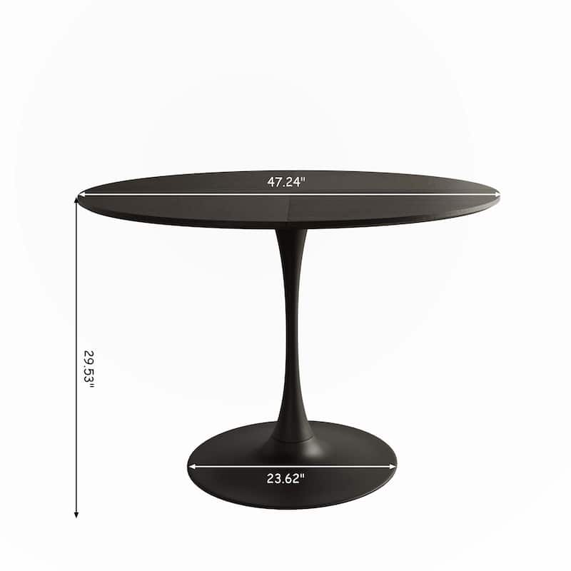 47.24"Modern Round Dining Table,only 1PC table