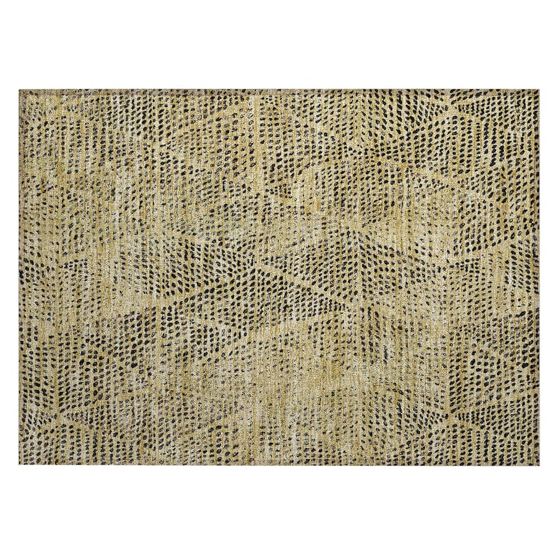 Machine Washable Indoor/ Outdoor Chantille Modern Diamonds Rug