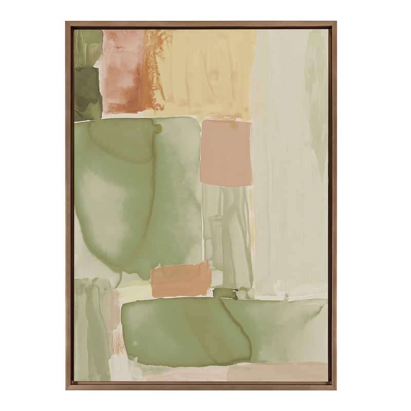 Kate and Laurel Sylvie United Colors IV Framed Canvas by Amy Lighthall