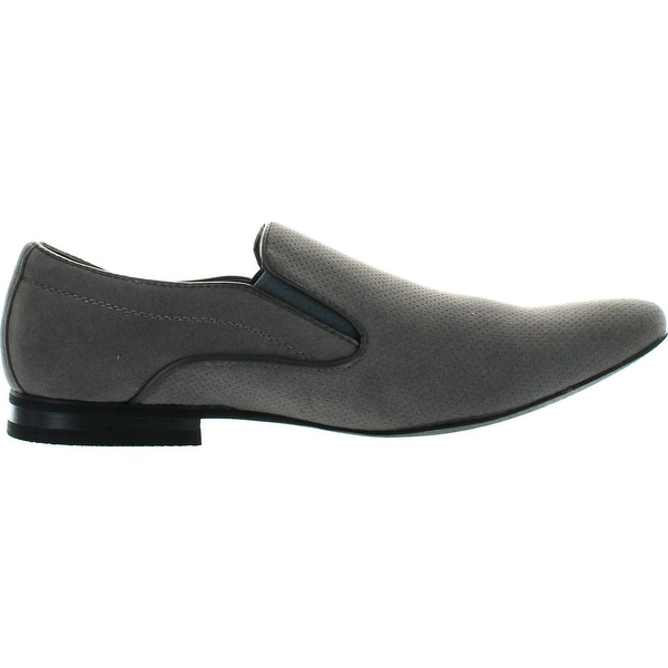 faux suede loafers mens