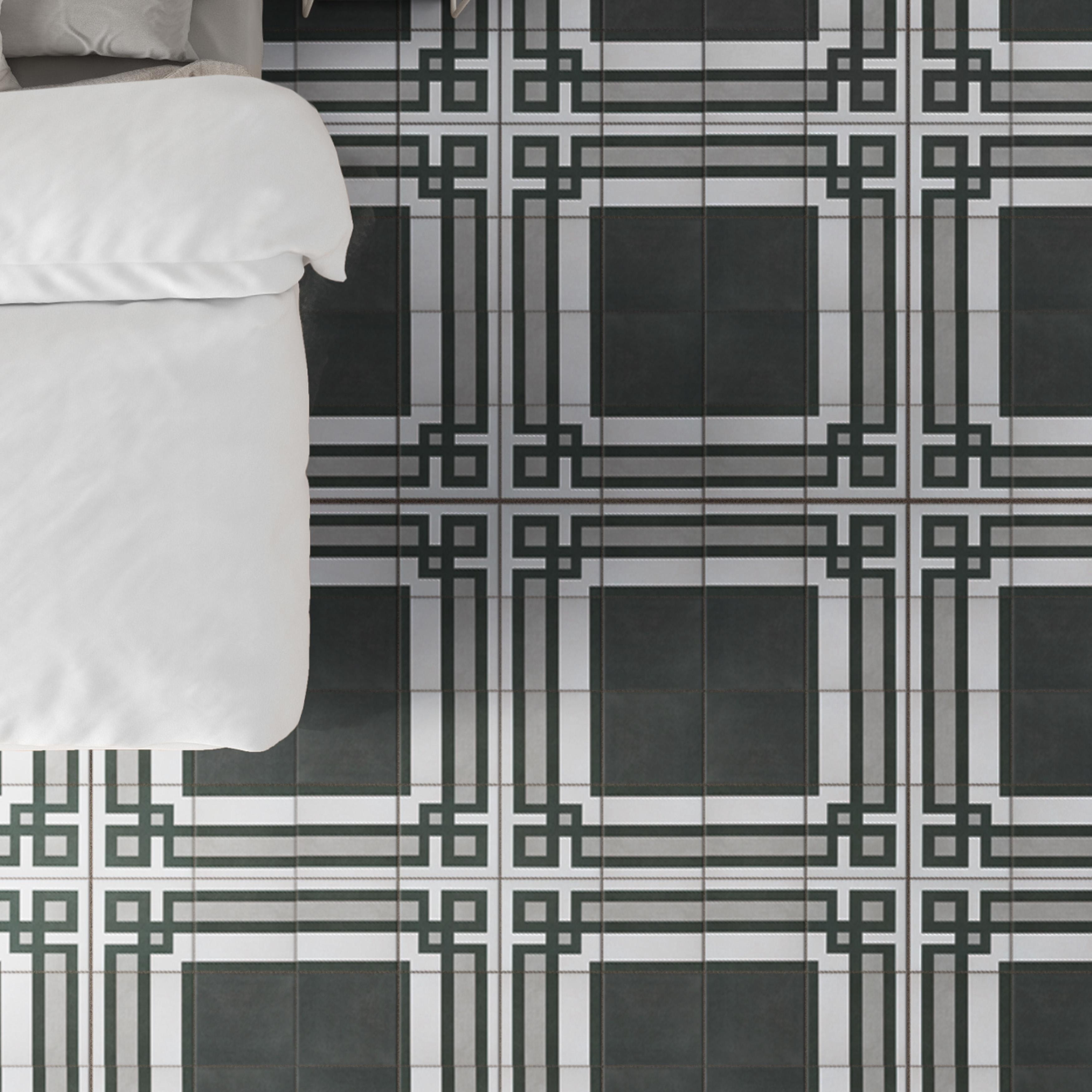 Merola Tile Twenties Corner 7-3/4" x 7-3/4" Ceramic Floor and Wall Tile