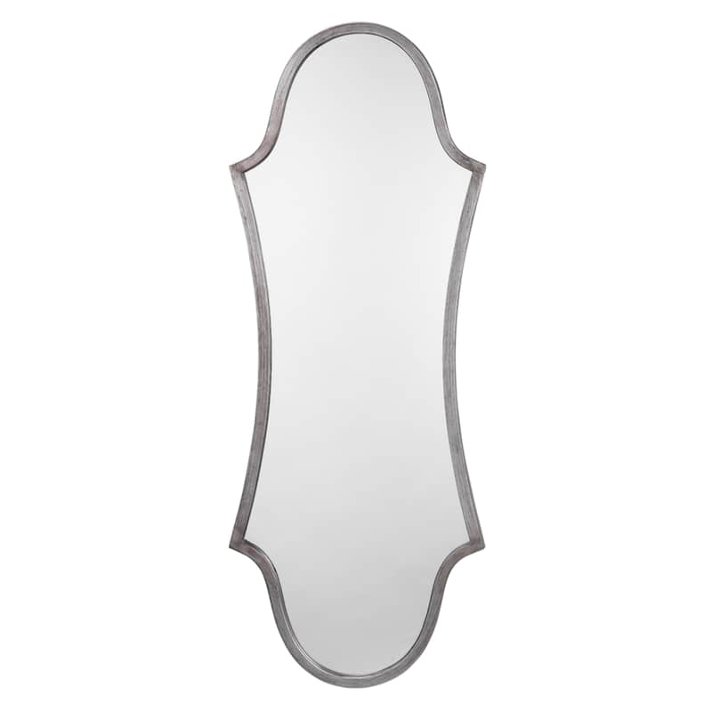 Alden Décor Jenay Metal Mirror - Antique Silver