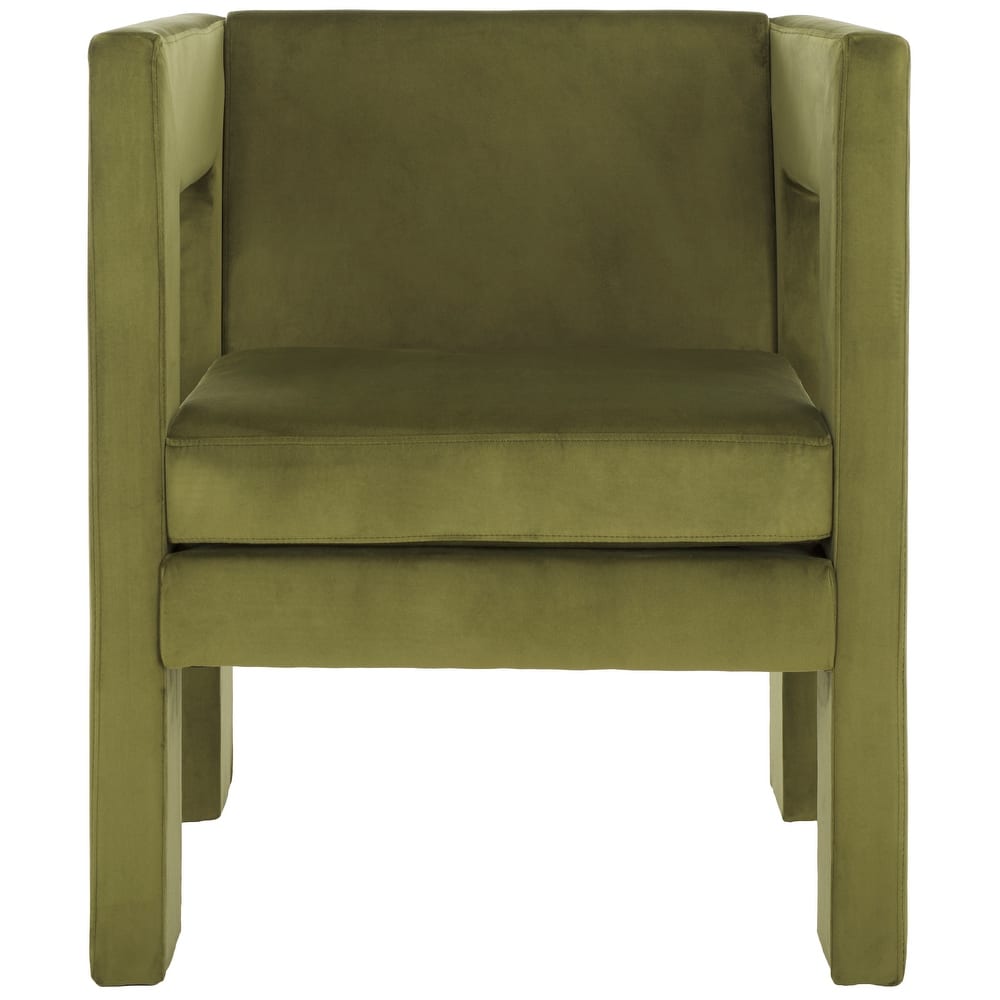 SAFAVIEH Noreena Cut Out Accent Chair - W26" x D24" x H30" - 26Wx24Dx30H