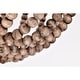preview thumbnail 6 of 9, Ovid 16 Inch Bead Vintage Semi Flush Mount 3-Light