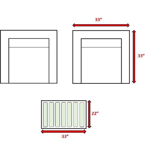 LSI Wicker/Rattan 2 Person Seating Group with Cushions Bed Bath