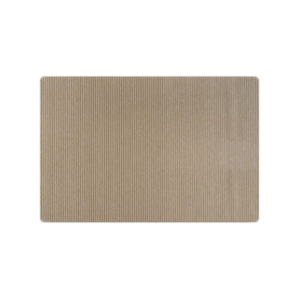 Beverly Rug Solid Color Non-Slip Rubber Back Washable Indoor Area Rug