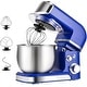 preview thumbnail 16 of 36, 3.2Qt Stand Mixer, 6-Speed Lightweight Kitchen Mixer with Whisk, Hook Reflex Blue