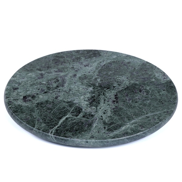 Creative Home Green Marble Round Trivet, Cheese Board